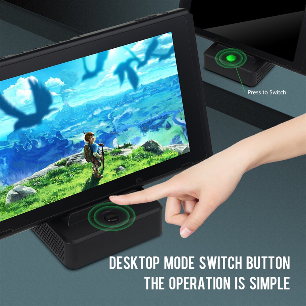 For Switch HDMI Charging Dock Station Adjustable Bracket HDMI Video Conversion Charging Charger Base For Nintend Switch Host 1