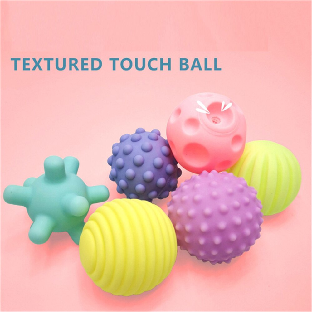 Sensorisches spielzeug für babys, ball, tastspielzeug, weicher massageball, beißring, fördert die sinnesentwicklung von säuglingen, badespielzeug für babys 0 12 monaten