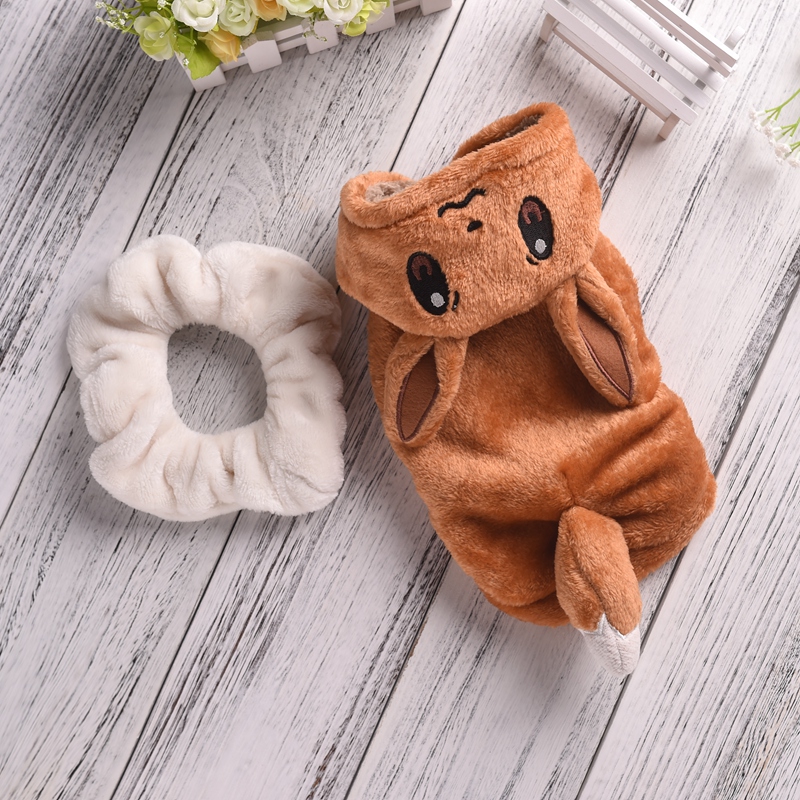 Funny Halloween Costume For Small Dog Fleece Warm Cosplay Pet Corgi French Bulldog Puppy Medium Clothing Coat Jacket Accessory