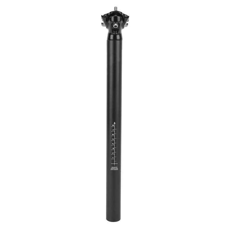 Fiets Zadelpen 27.2/30.9/31.6Mm Mountainbike Zadelpen Fiets Verstelbare Aluminium Zadel Post 400Mm zitbuis: 31.6mm Black