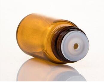 5 Stuks 4 Ml Mini Amber Glazen Fles Leeg Voor Etherische Olie Fles Glazen Flessen Voor Olie Parfum Olie Fles mini Hervulbare Flessen: with hole rubber