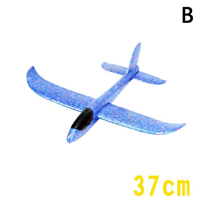 Grand 37cm main jeter avion vol planeur avions EPP mousse avion modèle sac de fête charges enfants jouets en plein air lancement jeu jouet: B