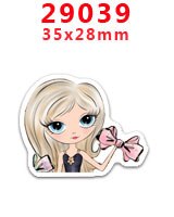 Diy craft levererar de små flickorna platt rygg plana hartser 30 stycken. pr -29015-29834: Pr -29039