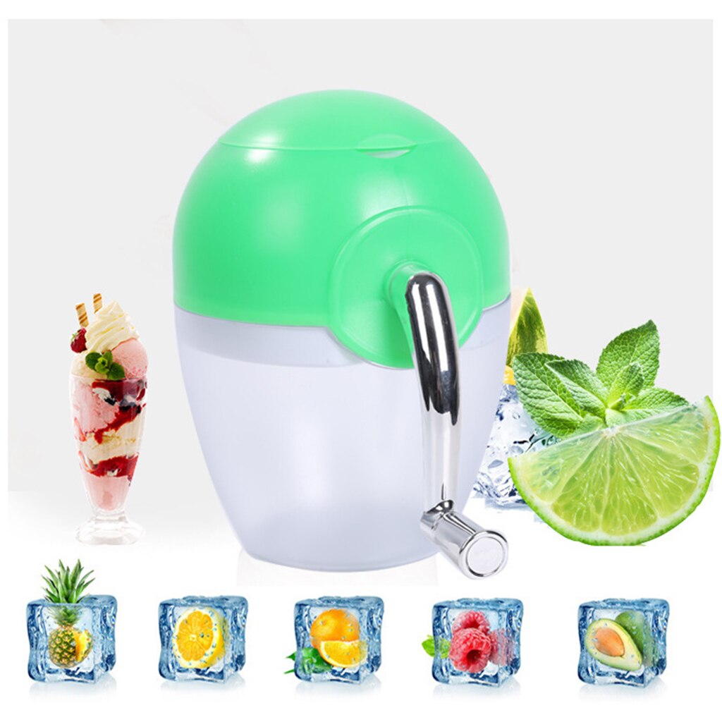 Manual Sand Ice Grinder Machine Chipper Blender Shave Fine Ice in minutes