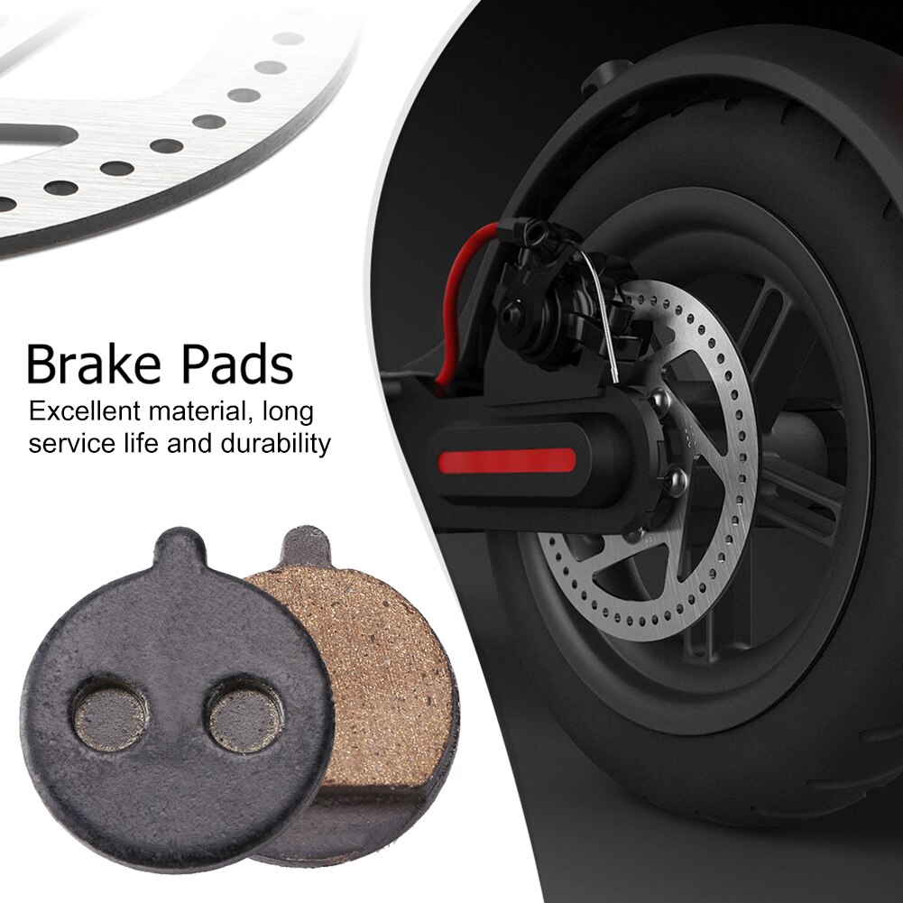 2 Set 10Inch Elektrische Scooter Remblokken Voor Kugoo Duurzaam Vouwfiets Fiets Hars Schijfrem Pad Reparatie Fietsen accessoires