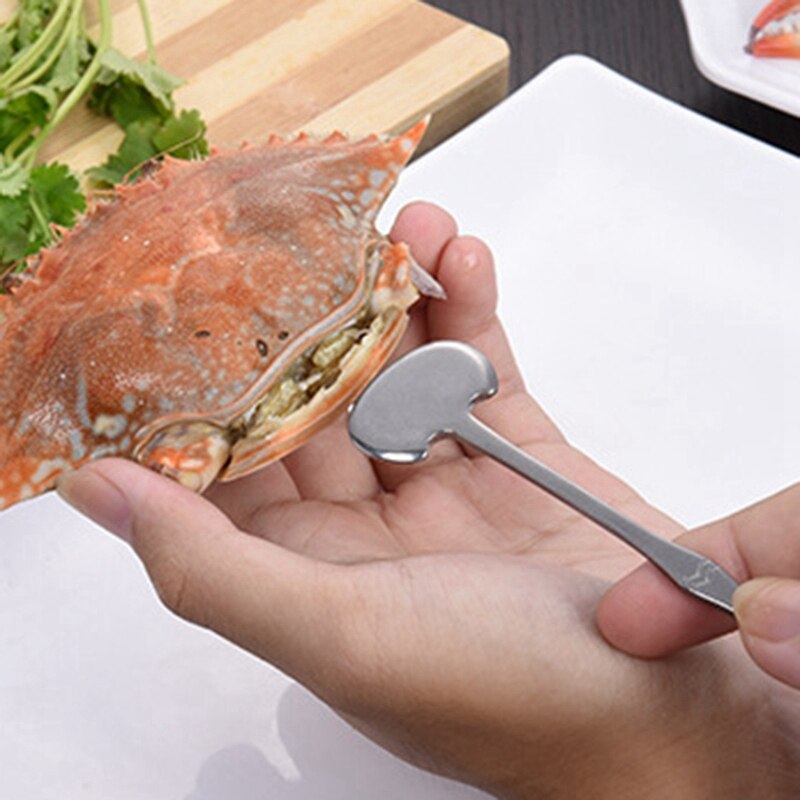 8-Piece Set for Eating Crab Tools Stainless Steel Crab Clamp Crab Clamp Crab Needle Tool Box