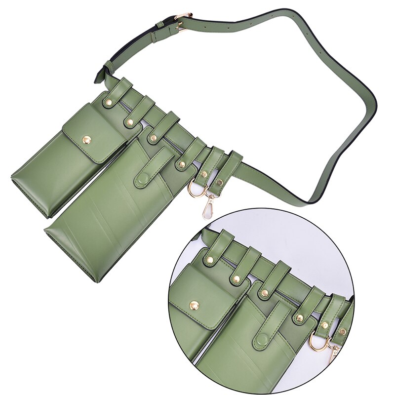 Women Waist Bag Leather Waist Belt Bag Crossbody Chest Bags Girl Fanny Pack Small Phone Pack Shoulder Strap Packs