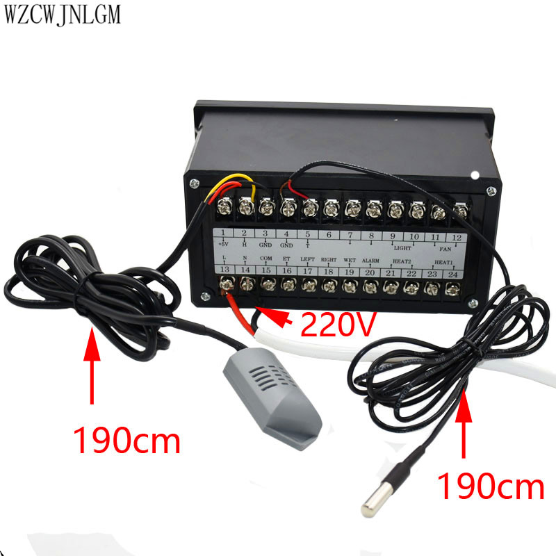 Sistema de control de incubadora de huevos multifunción, 1 XM-16, controlador automático e interruptor de ventilador, 1 Uds.