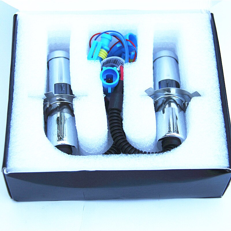 1 par de mini lámpara HID de de cuerpo de metal AC 12V 35W mini H4-3 para luz de xenón H4 H/L