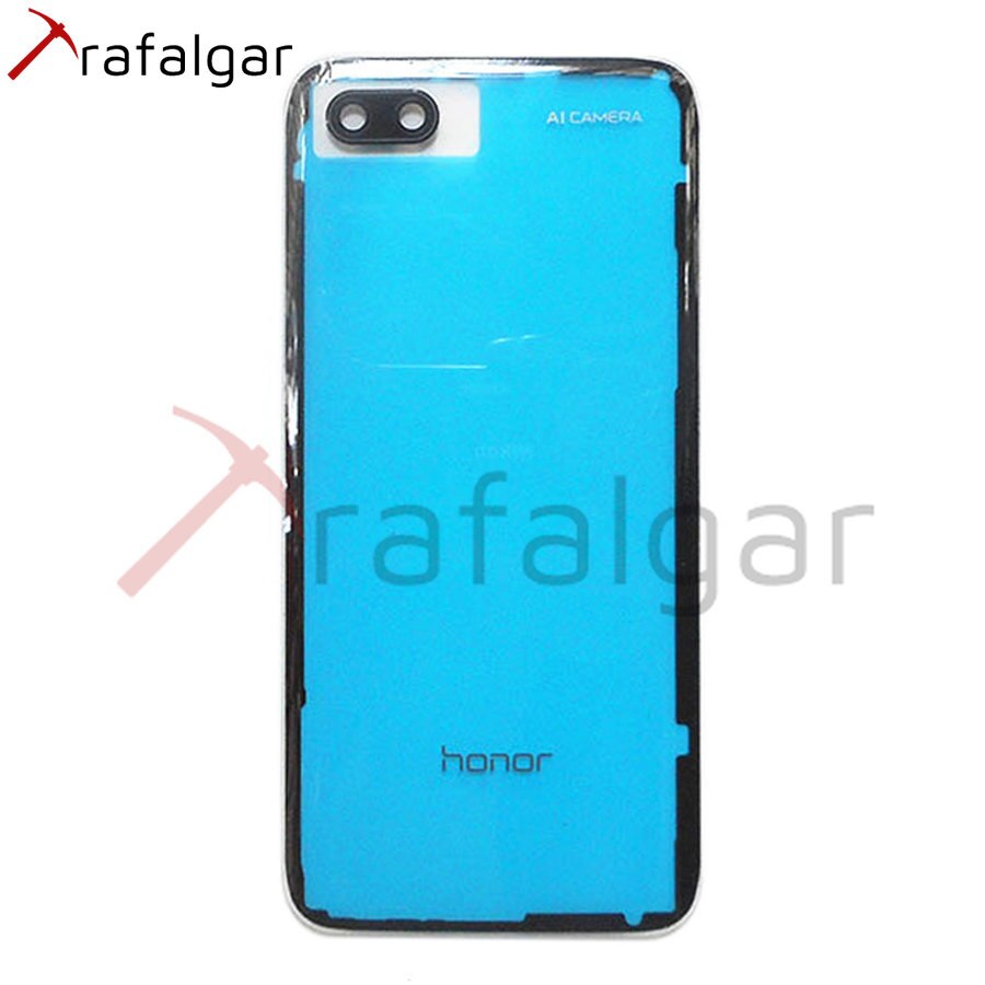 Battery Cover For Huawei Honor 10 Back Glass Cover Rear Window Panel Door Battery Housing Case Honor 10 Back Cover+Camera Lens: Transparent With Len