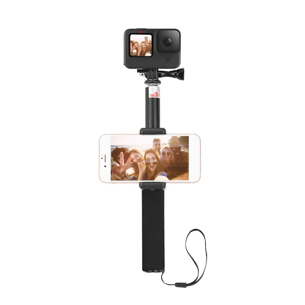 Handheld Selfie Stok Uitschuifbare Handheld Statief Selfie Stok Telefoon Houder Adapter Voor Gopro 9 Max3201 + Max3203