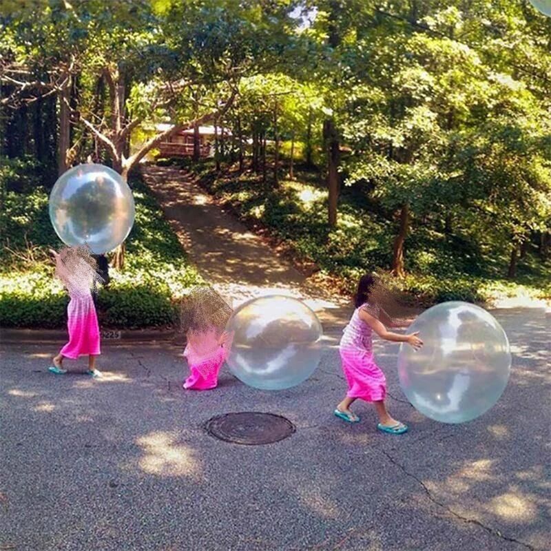 In Stock Durable Bubble Ball Inflatable Fun Ball Amazing Tear-Resistant Super Bubble Ball Inflatable Outdoor Balls