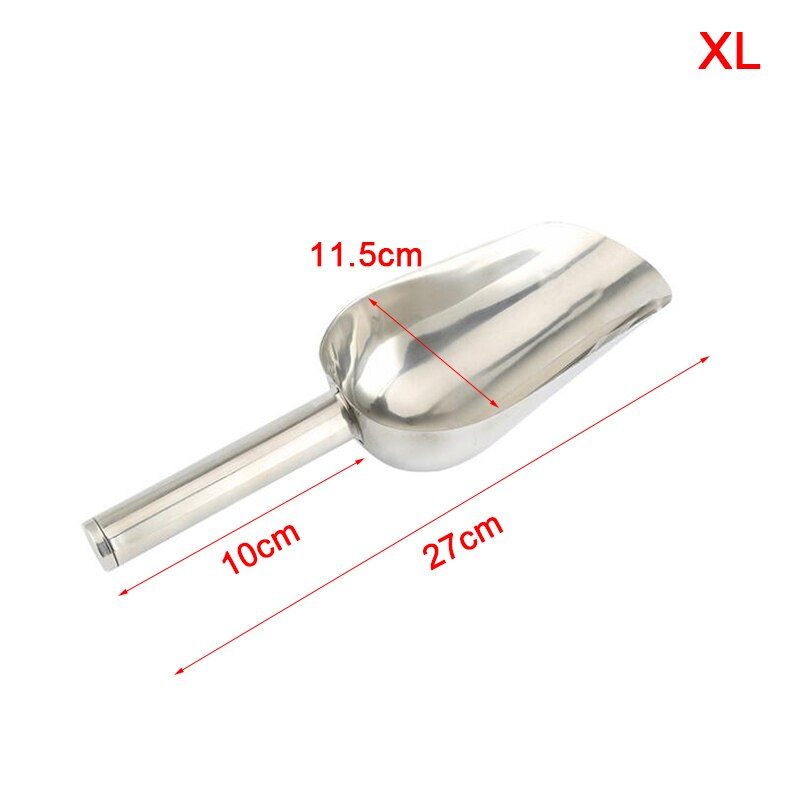 Acier inoxydable bonbon glace grattoir Buffet barre alimentaire mesure pelle pelle de: XL