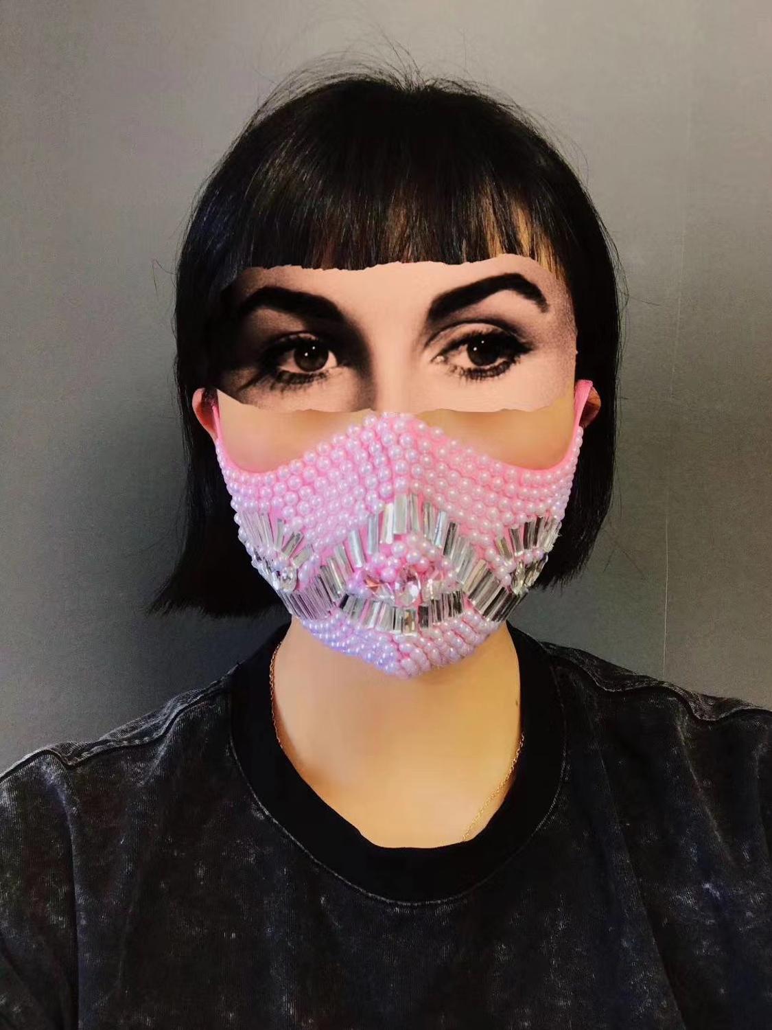 pluma dorada máscaras de disfraces escenario baile cantante actuación noche Club baile ropa cantante máscaras de piedras