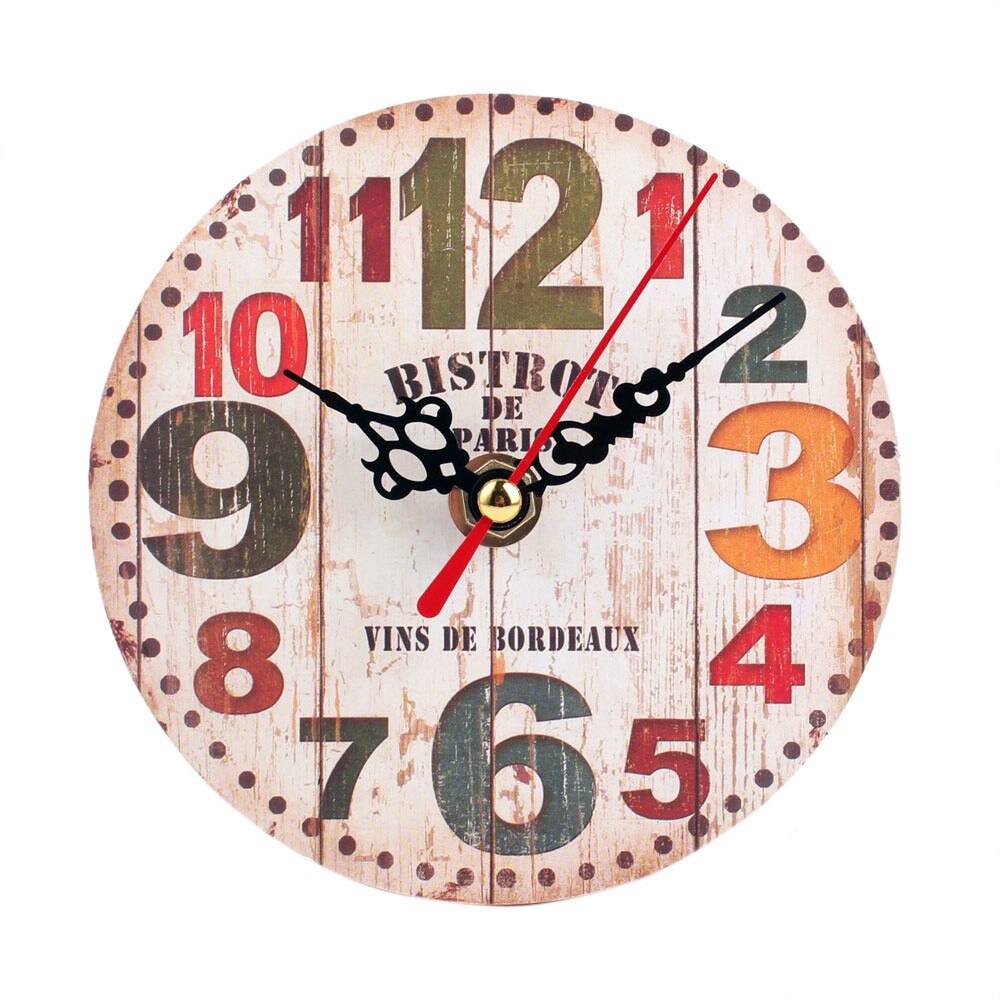 Diez estilos Reloj de pared grande de silenciosa decoración para las paredes del salón Saat decoración del hogar Reloj de pared de Navidad: B