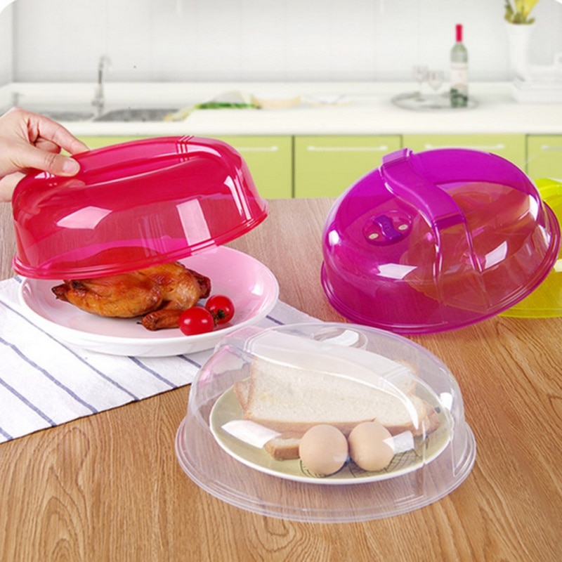 Plastic Sealing Cover Food Storage Lid Microwave Oven Crisper Cap Refrigerator Dish Lids Plate Dustpoof Cover Kitchen T