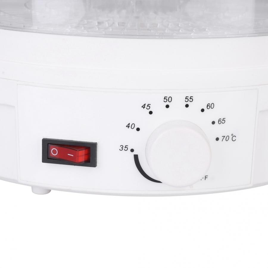 350W Multifunctional Food Dehydrator Fruit Vegetable Herb Meat Drying Machine Pet Snacks Food Dryer 5 Trays Vegetable Dehydrator