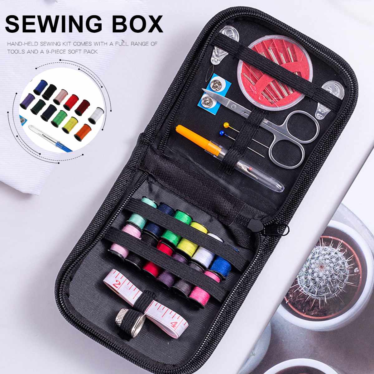 Portable Handheld Sewing Machine Quick Stitch Sew Needlework Electric Cordless Clothes Fabrics Mini Sewing Machine Sewing Kits