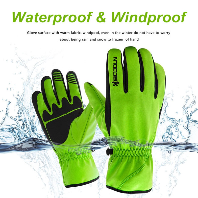 BOODUN-gants de Ski d'hiver pour hommes et femmes, en molleton, coupe-vent pour faire du sport, coupe-vent, coupe-vent, pour faire du Ski