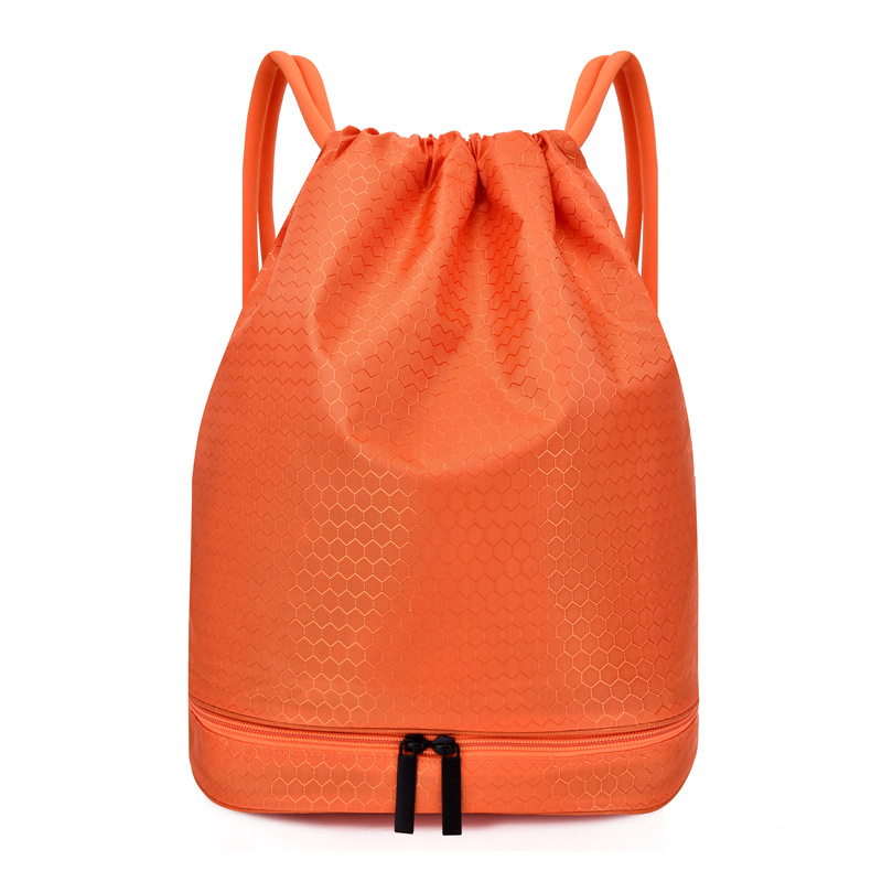 Mochila de natación con cordón, bolsa húmeda seca, bolsas deportivas, hombro, viajes, piscina, playa, bañador, Mochila impermeable, bolsa para nadar XA317WA: Orange