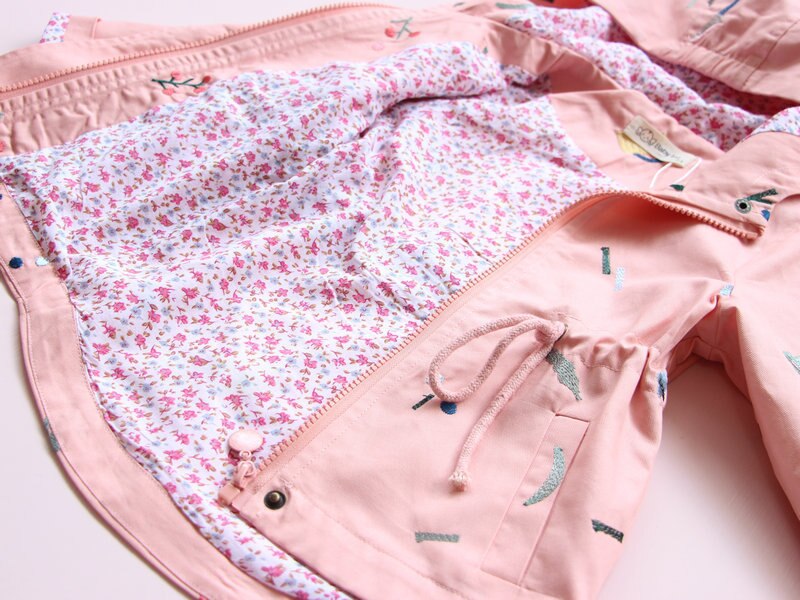 Baby Meisje Kleding En Najaar Windjack Jas Meisje Print Jas Bloem Windbreaker Hooded Jas Meisje Jas