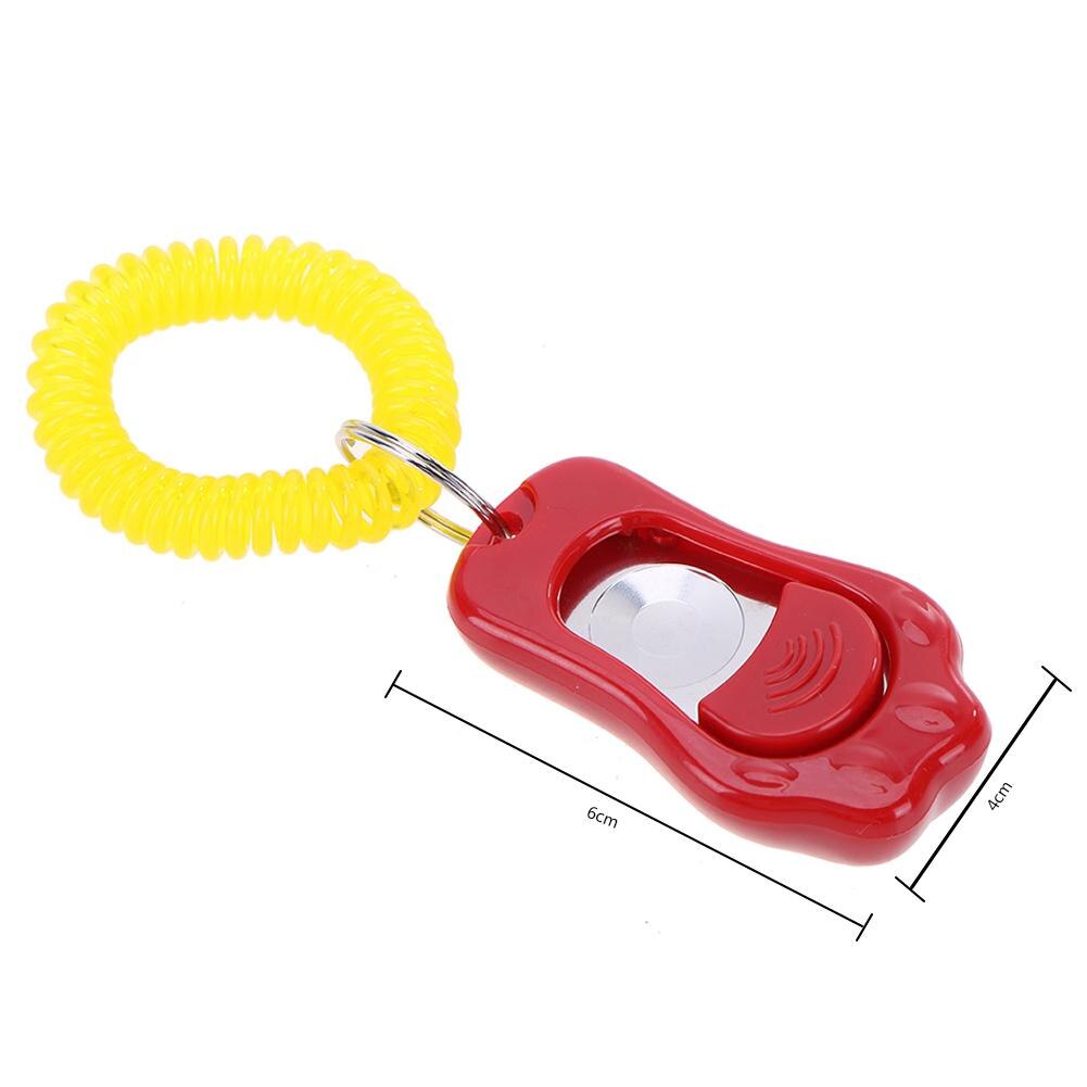 Portable Remote Animal Dog Button Clicker Sound Pet Trainer Wrist Band Accessory Interesting Enhancing Intimacy Relationship