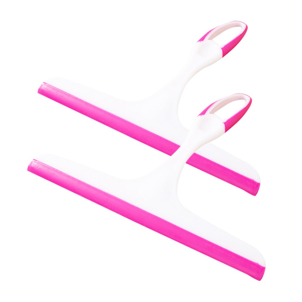 Window Squeegees Glass Cleaning Wiper Brush Glass Scraper Glass Wiper Cleaner for washing windows Dust Brush Easy Clean Househol: hot pink