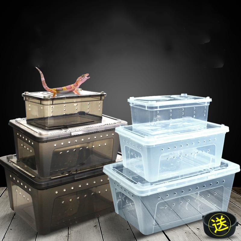 1PCS Climbing Pet Breeding Box Spider Frog Silkworm Baby Breeding Box Sericulture Yellow Mealworm Reptile Insect Box