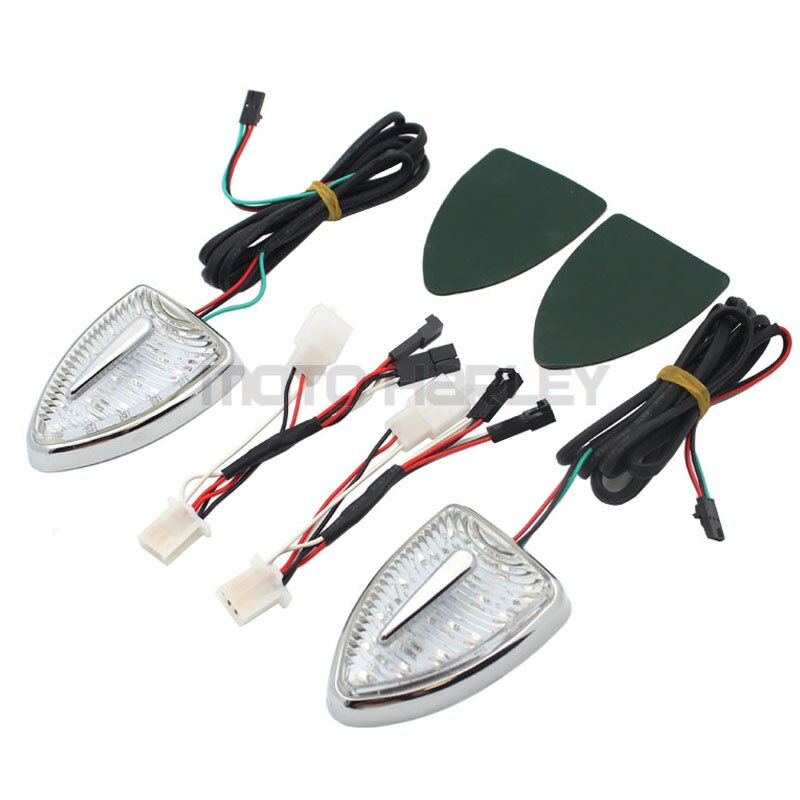 Motorcycle Aero Head Marker Red Indicator Lights Turn Signal Case for Honda Goldwing GL1800 GL 1800 F6B Airbag