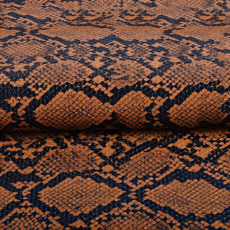 50*138cm PU Schlange Leder Stoff Kunstleder Für DIY Handgemachte Kleidung NäHenne Zubehör Liefert