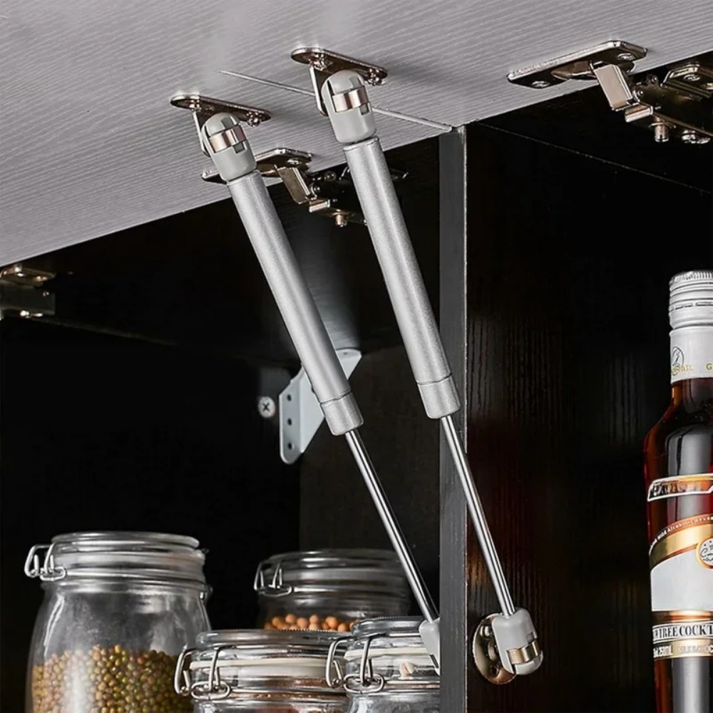 6/8/10/12 Zoll Möbelscharniere 100N/10KG Gasdruckfedern Schrankscharnier Federstreben Küchenschrank Türdeckel Heben Sie sterben pneumatische Unterstützung ein