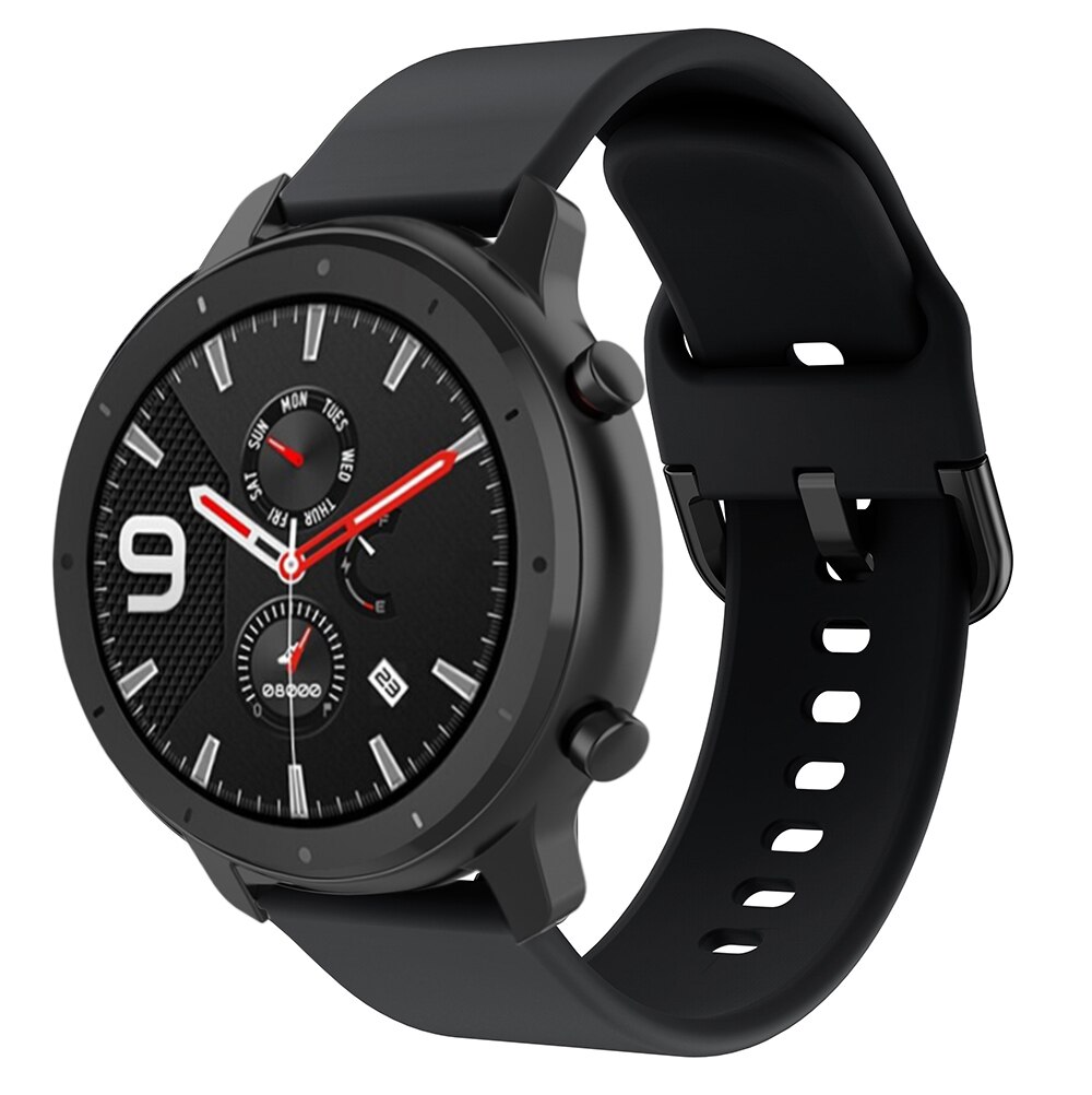 Pulseira de silicone para amazfit gtr 42mm, pulseira de relógio, pulseira, para huami amazfit gtr 47mm/gts 2