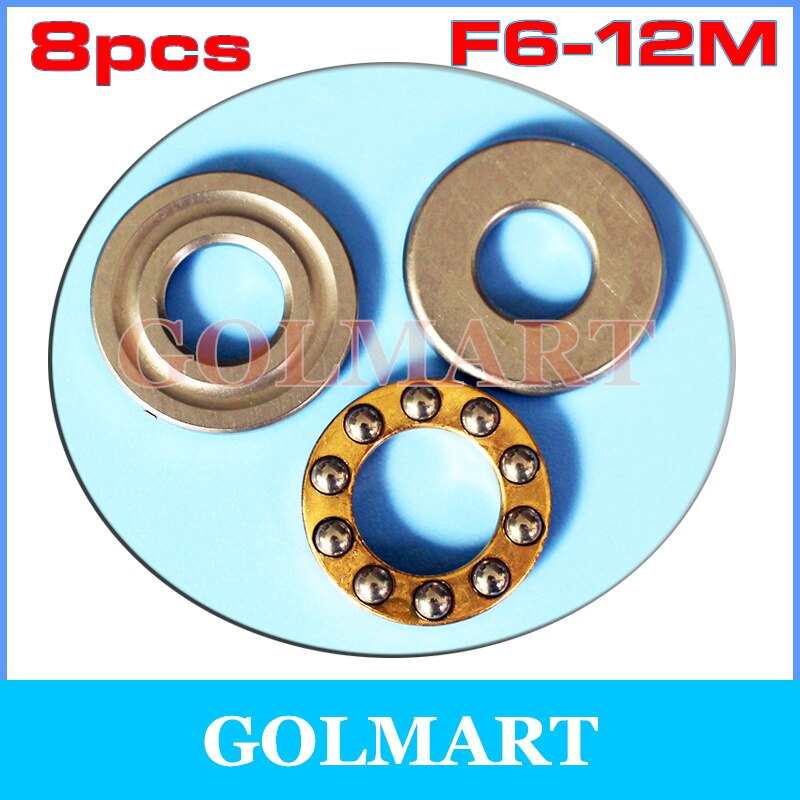 Roulement à Billes De Poussée 6x12x4.5mm - Laiton, ABEC3, Lot De 2 Pièces (F6-12M) - 8