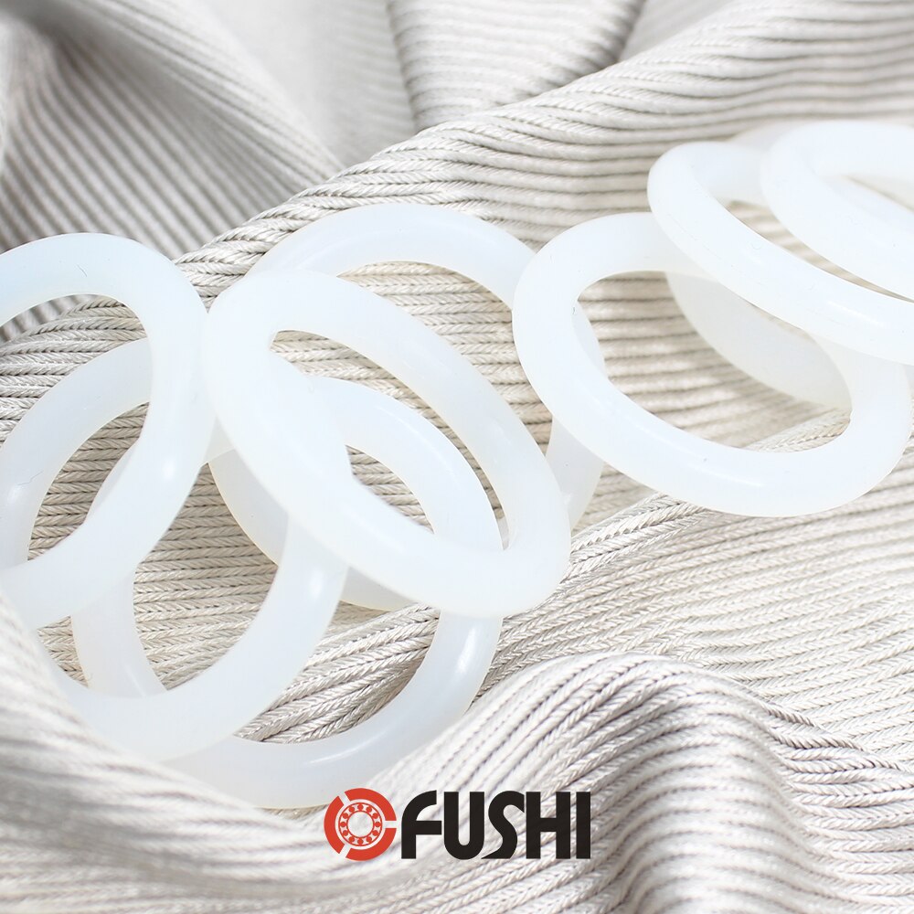 CS1.8mm Silicone O RING ID 31.5/30/29/28/26.5/25.8*1.8 mm 100PCS O-Ring VMQ Gasket seal Thickness 1.8mm ORing White Red Rubber