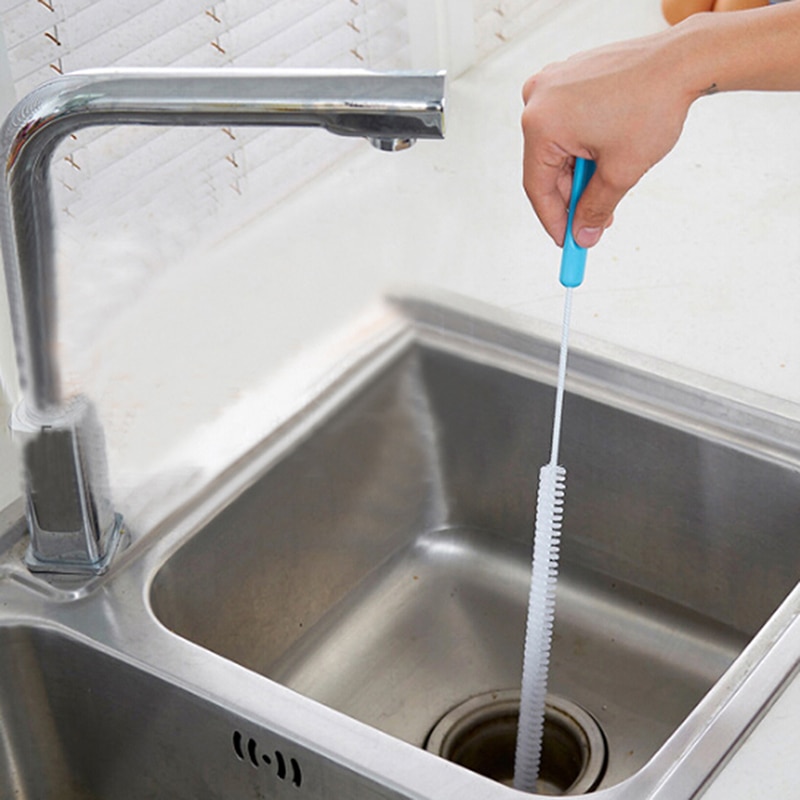 Kitchen Bathroom Sewer Cleaning Brush Sink Tub Toi... – Vicedeal