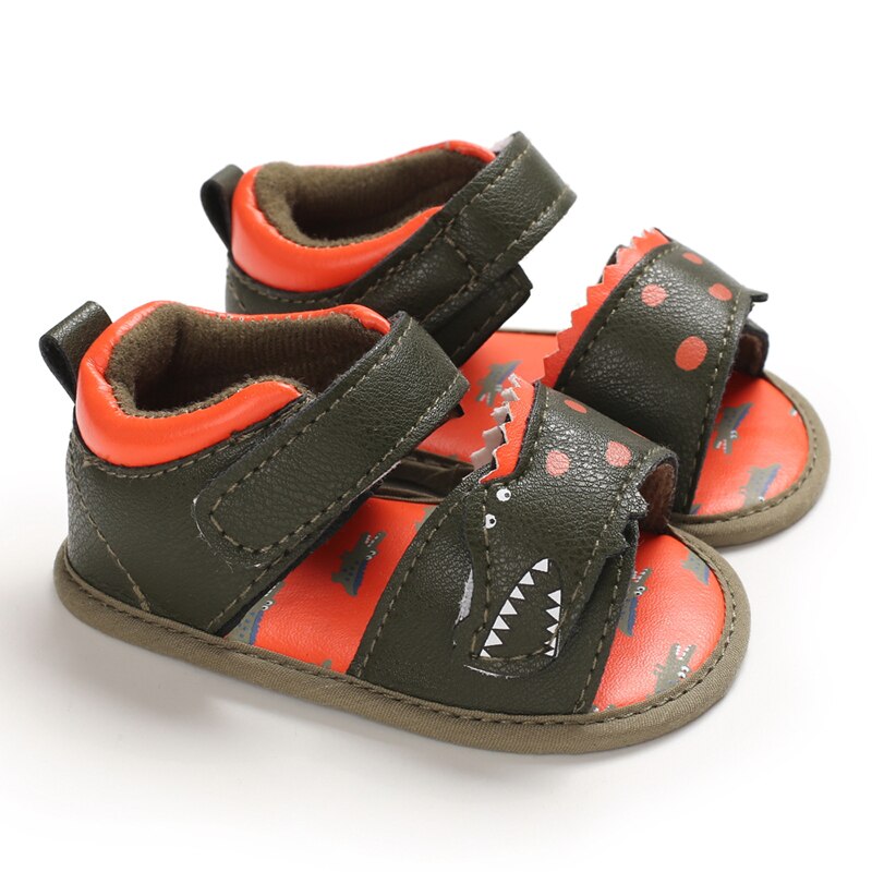 Peuter Baby Baby Meisjes Jongens Shark Shape Pu Lederen Kleine Leuke Sandalen Anti-Slip Toevallige Outdoor Schoenen schoeisel