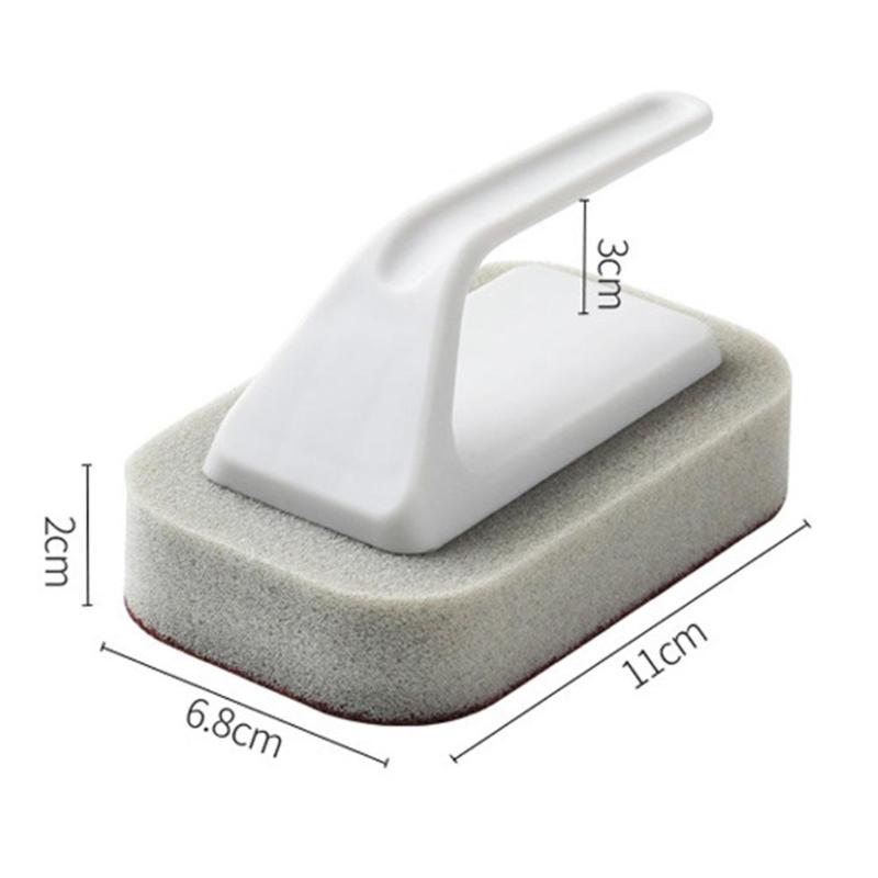 Spons Borstel Onschadelijk Sterke Decontaminatie Pan Scrubber Handvat Keuken Schoonmaken Tool Huishoudelijke Schoonmaakproducten 11x6.8x2cm