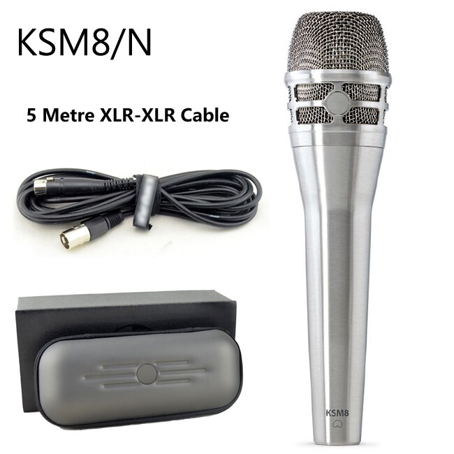KSM8/N , KSM8/B Bedrade Dynamische Cardioid Professionele Zangmicrofoon, KSM8 Bedrade Zangmicrofoon: KSM8N w XLR cable