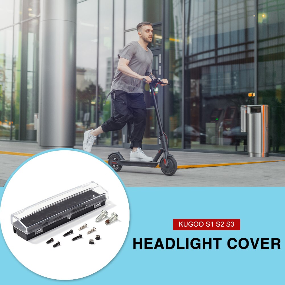 Copri faro in plastica coperchi luci anteriori per Kugoo S1 S2 S3 accessori per Scooter elettrici componenti protezione bordi