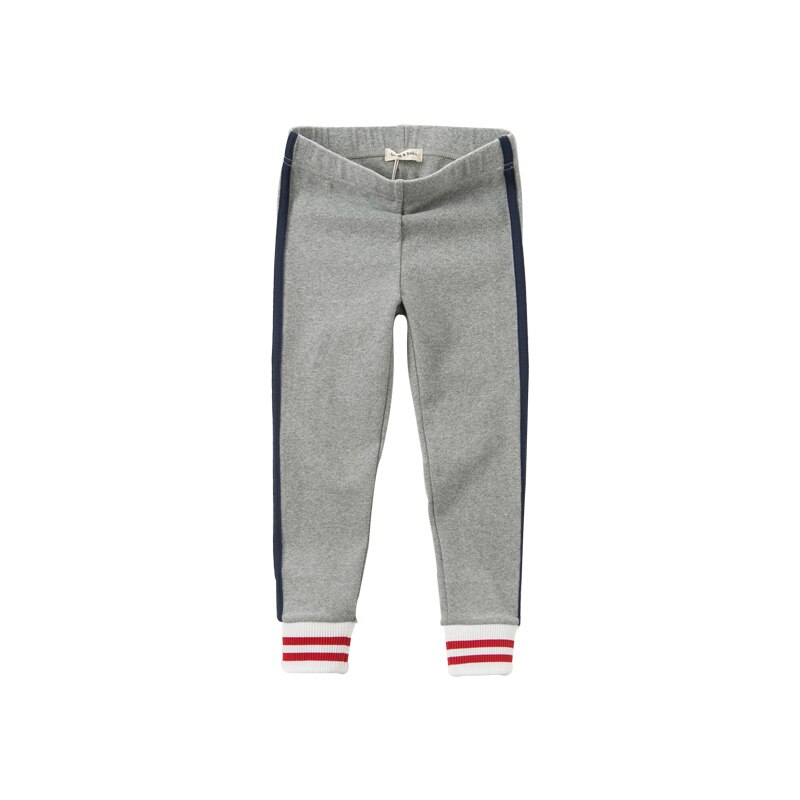 DBK10711 dave bella autunno ragazza dei capretti grigio pantaloni di lunghezza completa pantaloni infantili del bambino pantaloni: 6T
