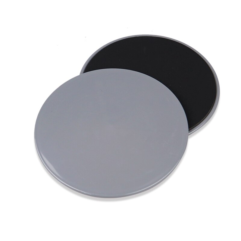 Discos deslizantes para hacer ejercicio, placa deslizante para entrenamiento muscular, Yoga, equipo de Fitness, 2 uds.: Gris