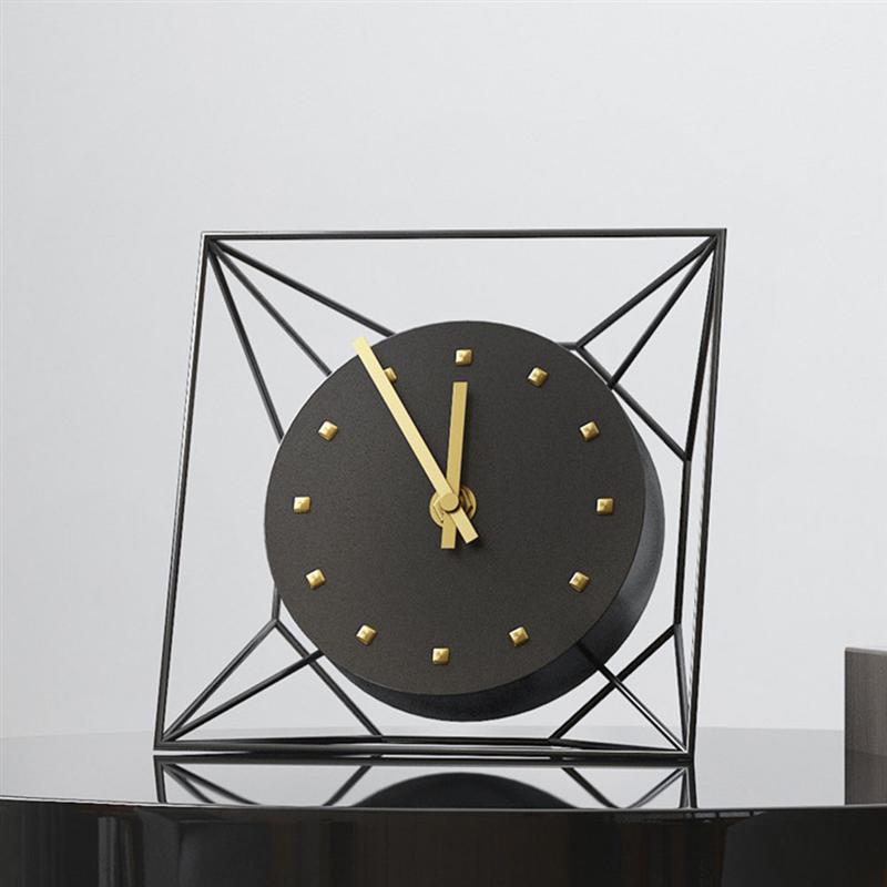 1Pc Tafel Klok Decoratieve Creatieve 3D Mute Horloge Muur Klok Voor Woonkamer Slaapkamer