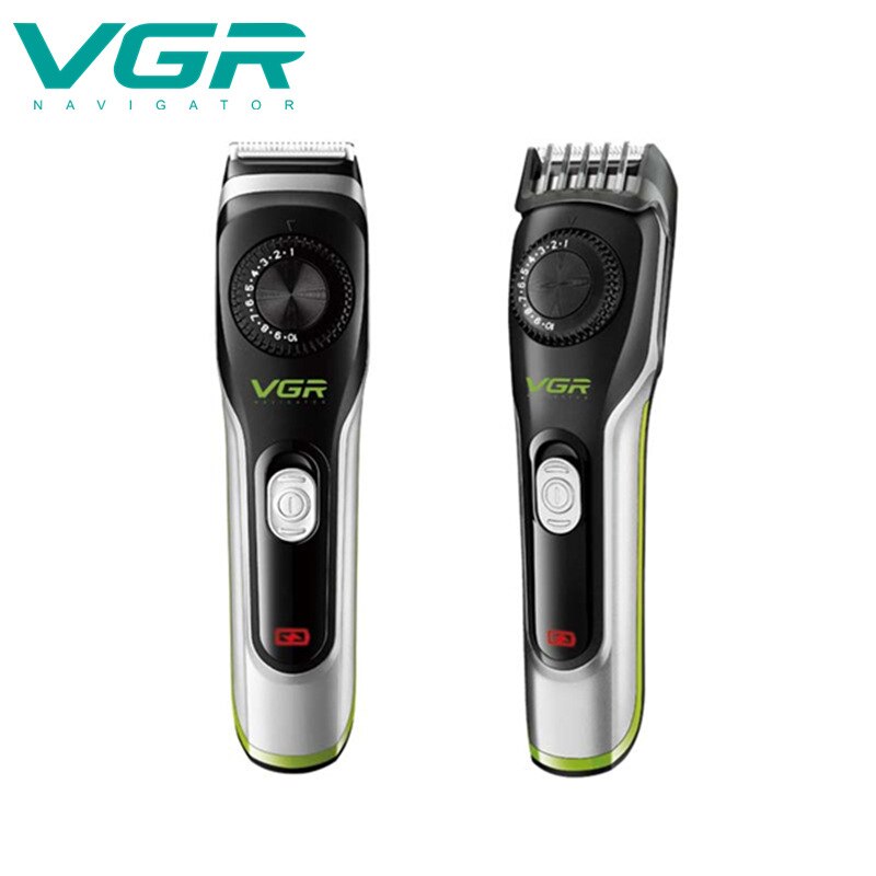 VGR – tondeuse professionnelle pour homme, rasoir Rechargeable pour salon de coiffure et barbe, T9 0mm