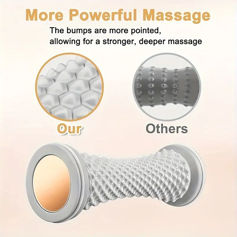 Portable Foot Massage Roller, Manual Suitable for Fitness, a Great for Holidays, Christmas, And Year.: GRAY