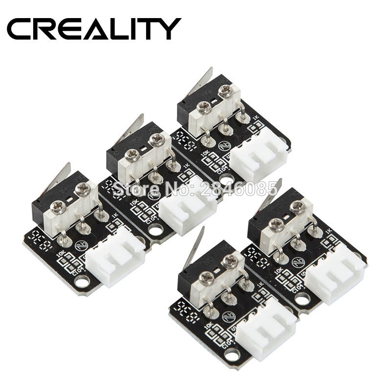 5 Pcs Gemengde Creality 3D Originele 3D Printer Accessoires X/Y/Z-as Eindschakelaar 3Pin N/O N/C Controle Te Gebruiken Micro Schakelaar