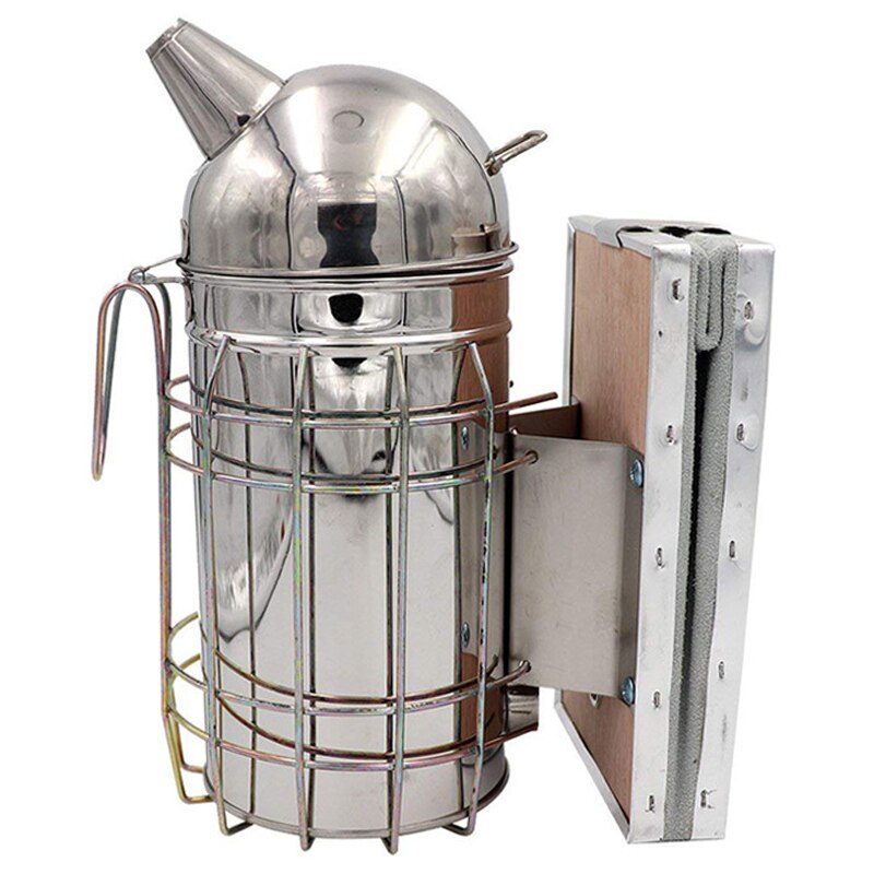 Beekeeping Smoker Stainless Steel Equipment Hive Box Tool Supplies for Beehive Bee Manual Smoke Maker
