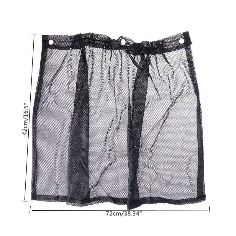 2Pcs Car Curtain Side Window Car Sun Shade Curtain Windshield Mesh Curtain Blind