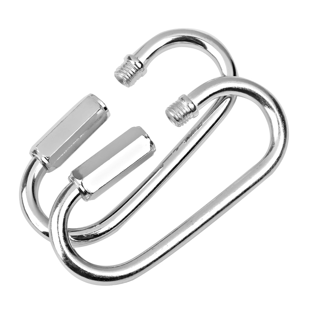 Juego de oscilación fuerte, enganche de enlace rápido, gancho a presión, conector oscilante, 2 uds.