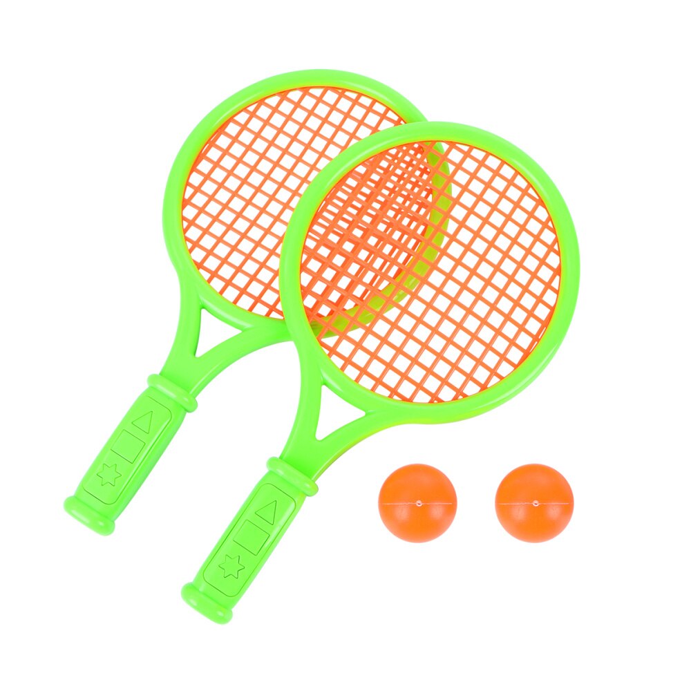 1 paar Kinder Tennis Schläger Tragbare Sport Leichtbau Schläger Sets Badminton Schläger für Kleinkinder Schüler Kinder