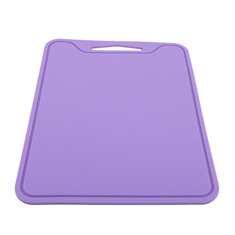 Siliconen Snijplank Flexibele Food Grade Snijplank Thuis Keuken Groente Snijplank Keuken Tool: purple